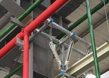 石泉该抗震支架的整体式支吊架结构协调性好